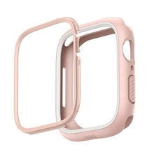 Заредете изображение във визуализатора на галерията – UNIQ etui Moduo Apple Watch Series 4/5/6/7/8/SE 44/45mm różowy-biały/blush-white - TopMag
