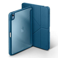 Заредете изображение във визуализатора на галерията – UNIQ etui Moven iPad Air 10.9 (2022/2020) Antimicrobial niebieski/carpi blue - TopMag
