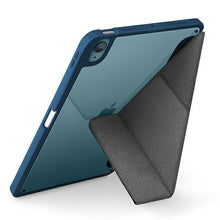Заредете изображение във визуализатора на галерията – UNIQ etui Moven iPad Air 10.9 (2022/2020) Antimicrobial niebieski/carpi blue - TopMag

