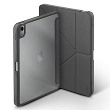 Заредете изображение във визуализатора на галерията – UNIQ etui Moven iPad Air 10.9 (2022/2020) Antimicrobial szary/charcoal grey - TopMag
