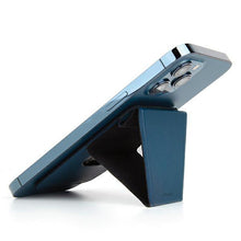 Заредете изображение във визуализатора на галерията – UNIQ Lyft magnetyczny stojak na telefon snap-on stand and card holder niebieski/blue - TopMag
