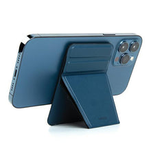Заредете изображение във визуализатора на галерията – UNIQ Lyft magnetyczny stojak na telefon snap-on stand and card holder niebieski/blue - TopMag
