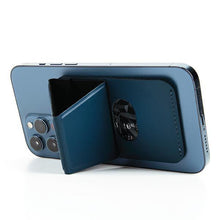 Заредете изображение във визуализатора на галерията – UNIQ Lyft magnetyczny stojak na telefon snap-on stand and card holder niebieski/blue - TopMag
