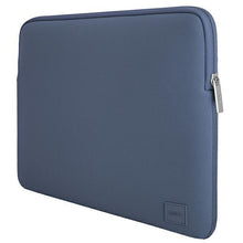 Заредете изображение във визуализатора на галерията – UNIQ torba Cyprus laptop Sleeve 14" niebieski/abyss blue Water-resistant Neoprene - TopMag
