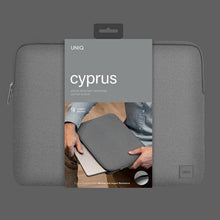Заредете изображение във визуализатора на галерията – UNIQ torba Cyprus laptop Sleeve 14" szary/marl grey Water-resistant Neoprene - TopMag
