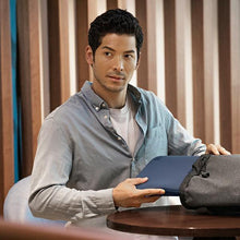 Заредете изображение във визуализатора на галерията – UNIQ torba Cyprus laptop Sleeve 16" szary/marl grey Water-resistant Neoprene - TopMag
