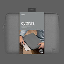 Заредете изображение във визуализатора на галерията – UNIQ torba Cyprus laptop Sleeve 16" szary/marl grey Water-resistant Neoprene - TopMag
