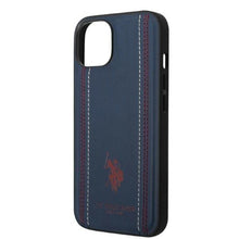 Заредете изображение във визуализатора на галерията – US Polo USHCP14SPFAV iPhone 14 6.1 "navy blue / navy blue Leather Stitch - TopMag
