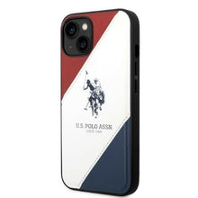 Заредете изображение във визуализатора на галерията – US Polo USHCP14SPSO3 iPhone 14 6.1 "white / white Tricolor Embossed - TopMag
