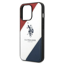 Заредете изображение във визуализатора на галерията – US Polo USHCP14XPSO3 iPhone 14 Pro Max 6.7 "white / white Tricolor Embossed - TopMag
