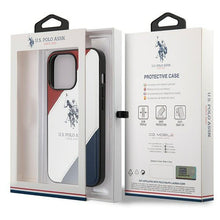Заредете изображение във визуализатора на галерията – US Polo USHCP14XPSO3 iPhone 14 Pro Max 6.7 "white / white Tricolor Embossed - TopMag
