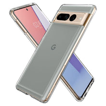 Заредете изображение във визуализатора на галерията – Spigen Ultra Hybrid case for Google Pixel 7 Pro transparent
