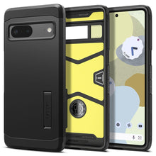 Заредете изображение във визуализатора на галерията – Spigen Tough Armor case for Google Pixel 7 black - TopMag
