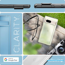 Заредете изображение във визуализатора на галерията – Spigen Ultra Hybrid case for Google Pixel 7 transparent
