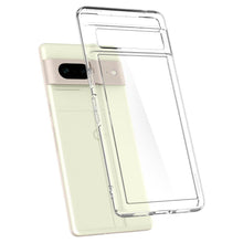 Заредете изображение във визуализатора на галерията – Spigen Ultra Hybrid case for Google Pixel 7 transparent
