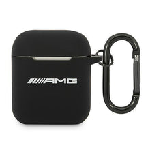 Заредете изображение във визуализатора на галерията – AMG AMA2RBK AirPods cover czarny/black Silicone Big Logo - TopMag
