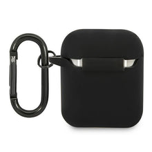 Заредете изображение във визуализатора на галерията – AMG AMA2RBK AirPods cover czarny/black Silicone Big Logo - TopMag
