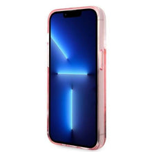 Заредете изображение във визуализатора на галерията – Karl Lagerfeld KLHCP14LLBKLCP iPhone 14 Pro 6.1 "pink / pink hardcase Liquid Glitter Big KL
