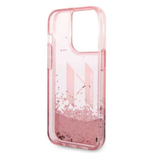 Заредете изображение във визуализатора на галерията – Karl Lagerfeld KLHCP14LLBKLCP iPhone 14 Pro 6.1 "pink / pink hardcase Liquid Glitter Big KL
