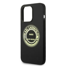 Заредете изображение във визуализатора на галерията – Karl Lagerfeld KLHCP14LSRSGRCK iPhone 14 Pro 6.1 "hardcase black / black Silicone RSG - TopMag
