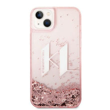 Заредете изображение във визуализатора на галерията – Karl Lagerfeld KLHCP14MLBKLCP iPhone 14 Plus 6.7 &quot;pink / pink hardcase Liquid Glitter Big KL - TopMag
