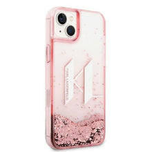 Заредете изображение във визуализатора на галерията – Karl Lagerfeld KLHCP14MLBKLCP iPhone 14 Plus 6.7 &quot;pink / pink hardcase Liquid Glitter Big KL - TopMag
