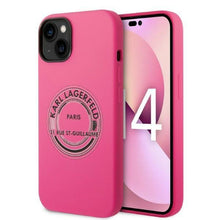 Заредете изображение във визуализатора на галерията – Karl Lagerfeld KLHCP14MSRSGRCF iPhone 14 Plus 6.7 "hardcase pink / pink Silicone RSG - TopMag
