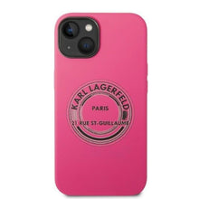 Заредете изображение във визуализатора на галерията – Karl Lagerfeld KLHCP14MSRSGRCF iPhone 14 Plus 6.7 "hardcase pink / pink Silicone RSG - TopMag
