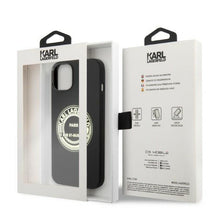 Заредете изображение във визуализатора на галерията – Karl Lagerfeld KLHCP14MSRSGRCK iPhone 14 Plus 6.7 "hardcase black / black Silicone RSG - TopMag
