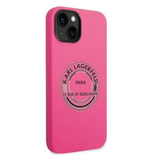 Заредете изображение във визуализатора на галерията – Karl Lagerfeld KLHCP14SSRSGRCF iPhone 14 6.1 "hardcase pink / pink Silicone RSG - TopMag

