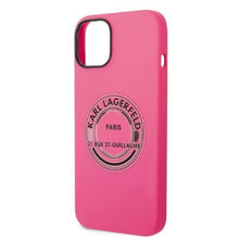 Заредете изображение във визуализатора на галерията – Karl Lagerfeld KLHCP14SSRSGRCF iPhone 14 6.1 "hardcase pink / pink Silicone RSG - TopMag
