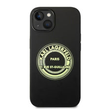 Заредете изображение във визуализатора на галерията – Karl Lagerfeld KLHCP14SSRSGRCK iPhone 14 6.1 "hardcase black / black Silicone RSG - TopMag
