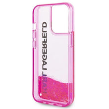 Заредете изображение във визуализатора на галерията – Karl Lagerfeld KLHCP14XLCKVF iPhone 14 Pro Max 6.7 "pink / pink hardcase Liquid Glitter Elong - TopMag
