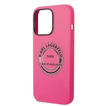 Заредете изображение във визуализатора на галерията – Karl Lagerfeld KLHCP14XSRSGRCF iPhone 14 Pro Max 6.7 "hardcase pink / pink Silicone RSG - TopMag
