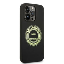 Заредете изображение във визуализатора на галерията – Karl Lagerfeld KLHCP14XSRSGRCK iPhone 14 Pro Max 6.7 "hardcase black / black Silicone RSG - TopMag
