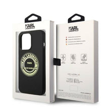 Заредете изображение във визуализатора на галерията – Karl Lagerfeld KLHCP14XSRSGRCK iPhone 14 Pro Max 6.7 "hardcase black / black Silicone RSG - TopMag
