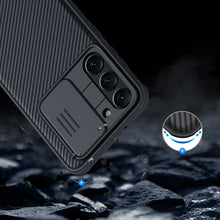 Заредете изображение във визуализатора на галерията – Nillkin CamShield Pro Case for Samsung Galaxy S23+ cover with camera cover black
