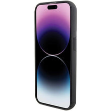Заредете изображение във визуализатора на галерията – Karl Lagerfeld Gripstand Saffiano Choupette Pins case for iPhone 15 Pro Max - black
