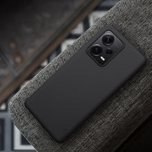 Заредете изображение във визуализатора на галерията – Nillkin Super Frosted Shield case for Xiaomi Redmi Note 12 Pro+ cover + phone stand black
