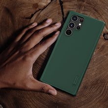 Заредете изображение във визуализатора на галерията – Nillkin Super Frosted Shield Pro durable cover for Samsung Galaxy S22 Ultra green
