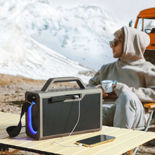 Заредете изображение във визуализатора на галерията – Joyroom Pies Series JR-MW03 Wireless Karaoke Speaker with 2 Microphones and Remote Control - Black
