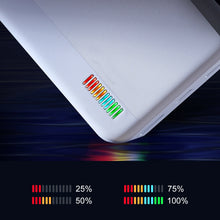 Заредете изображение във визуализатора на галерията – Joyroom powerbank 30000mAh Dazzling Series 12W white (JR-T018)
