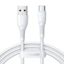 Заредете изображение във визуализатора на галерията – Joyroom Starry series SA32-AC6 100W USB-A / USB-C cable 1m - white

