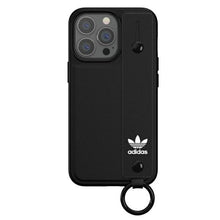 Заредете изображение във визуализатора на галерията – Adidas OR Hand Strap Case iPhone 13 Pro /13 6.1" black/black 47109
