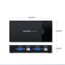 Заредете изображение във визуализатора на галерията – Ugreen 30357 KVM switch - black
