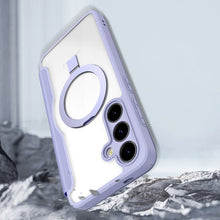 Заредете изображение във визуализатора на галерията – Dux Ducis Skin X Pro case with magnetic ring / stand for Samsung S24 - purple
