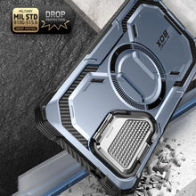 Заредете изображение във визуализатора на галерията – IBLSN Armorbox Mag Supcase case with MagSafe for Samsung Galaxy S24 Ultra - blue
