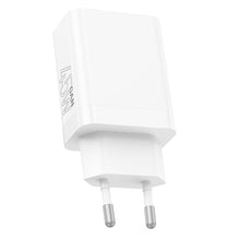 Заредете изображение във визуализатора на галерията – Borofone Wall charger BN16 Tough - USB + Type C - PD 45W 3A white
