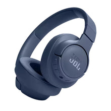 Заредете изображение във визуализатора на галерията – JBL Tune 720BT on-ear wireless headphones - blue
