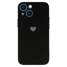 Заредете изображение във визуализатора на галерията – Vennus Silicone Heart Case for Iphone 14 Plus design 1 black
